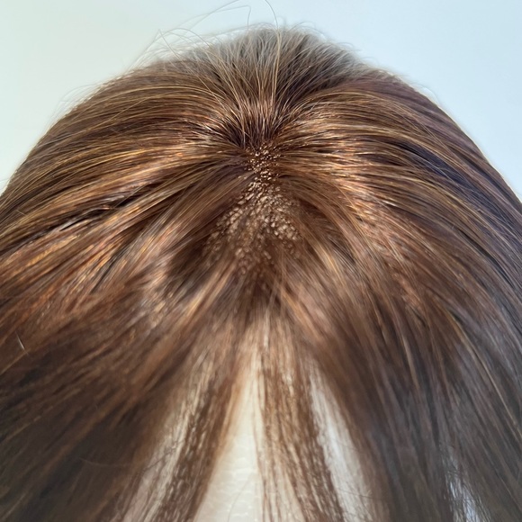 Remy Human Hair Clip-on Bangs Top Piece - Picture 9 of 16